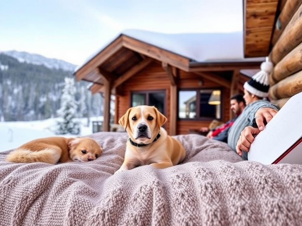 séjour à la montagne en chalet avec votre chien